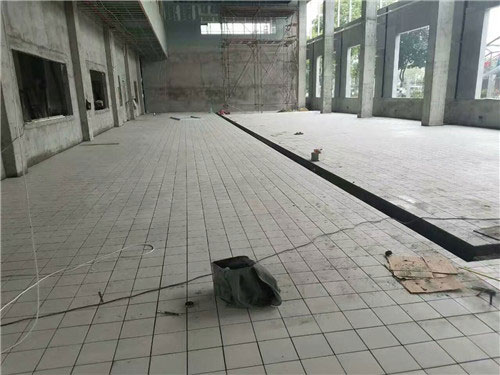 耐(nài)酸磚施工現場